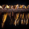 Traditional fresh smoked fish in smokers oven by Fotografiecor .nl