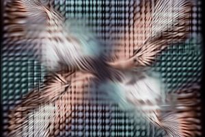 Abstract werk organisch 3D