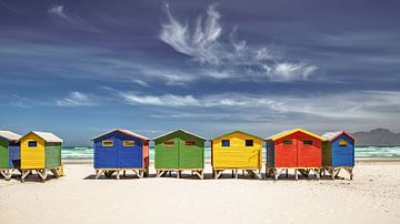 Bathhouses near Cape Town by Achim Thomae