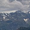 Panorama van bergen met Gletsjes in de Franse alpen van Kristof Lauwers