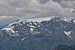Panorama der Berge mit Gletschern in den französischen Alpen von Kristof Lauwers