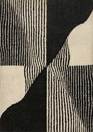 Abstrakte Geometrie: Verzerrte Streifen von Niklas Maximilian