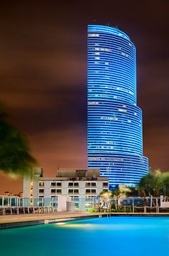 Miami Skyline van Mark den Hartog