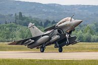Landing Armée de l'Air Dassault Rafale B. van Jaap van den Berg thumbnail