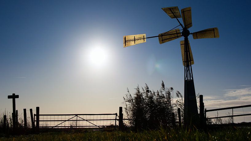 Windmolen aan het markermeer van Nathalie Pol