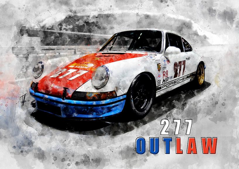 Porsche Outlaw, Magnus Walker par Theodor Decker