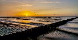 Ostsee Sonnenuntergang van Johnny Flash