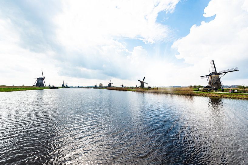 Windmolens op de Kinderdijk van Brian Morgan