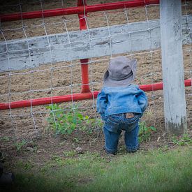 Mini cowboy sur Linda van der Veer