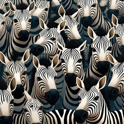Zebra fidget dans