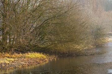 Grabenseite mit Raureif von Stobbe; stiltegrafie