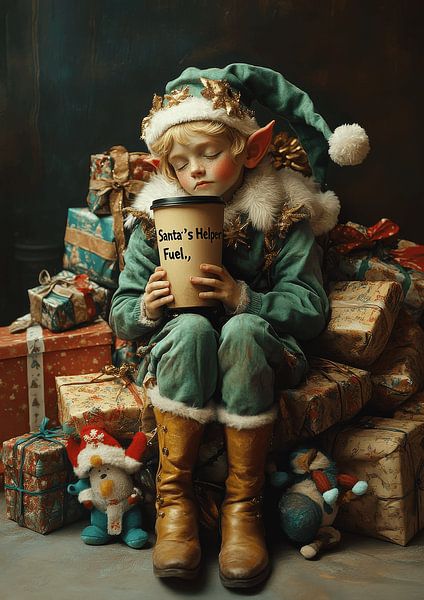 Weihnachten lustiges Poster von crack head