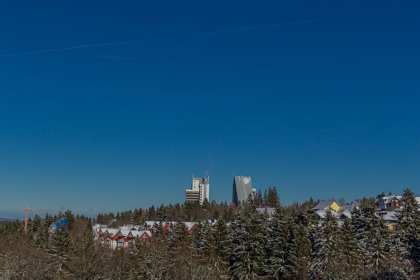 Winter atmosphere over the winter sports resort Oberhof by Oliver Hlavaty