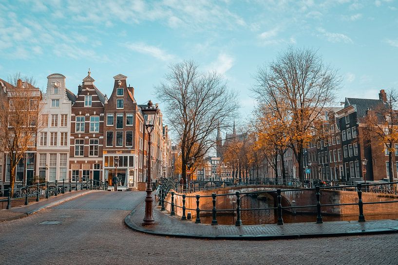 Keizersgracht Amsterdam sous le soleil d'automne par Captured By Manon