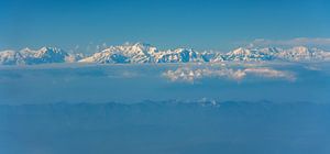 Schöne Aussicht auf den Himalaya (Annapurna-Abschnitt).