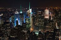 New York bij nacht van Arnaud Bertrande thumbnail