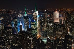 New York bei Nacht von Arnaud Bertrande