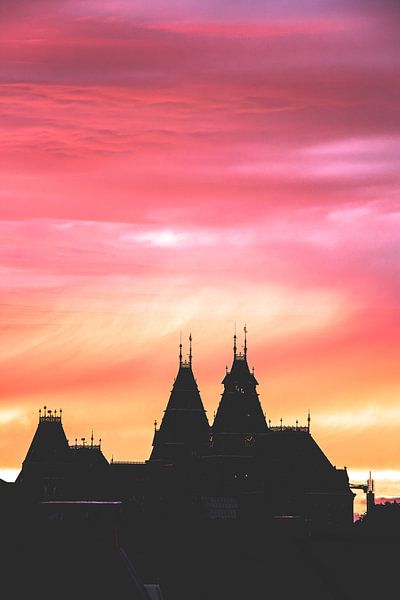 Rijksmuseum during sunset by Stephanie Pfundt