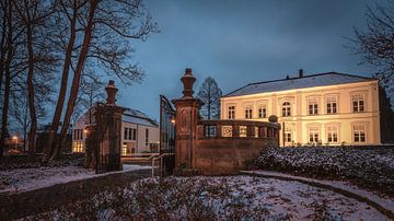 Medieval gate in the castle park in Bad Bentheim