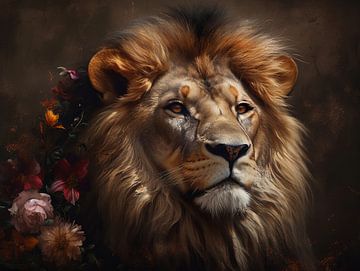 Royal Serenity | lion sur Eva Lee