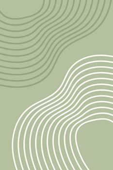 Linien in Grüntönen