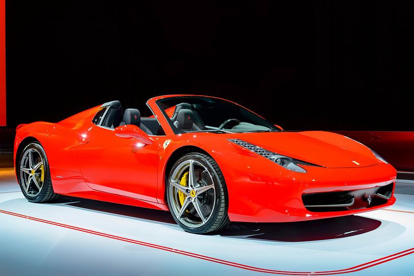 Ferrari 458 Spider sports car by Sjoerd van der Wal Photography