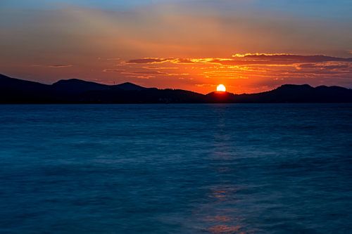 Kroatië : Zonsondergang in Zadar