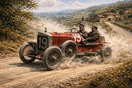 Targa Florio 1922: Hermann Rützler im Steyr