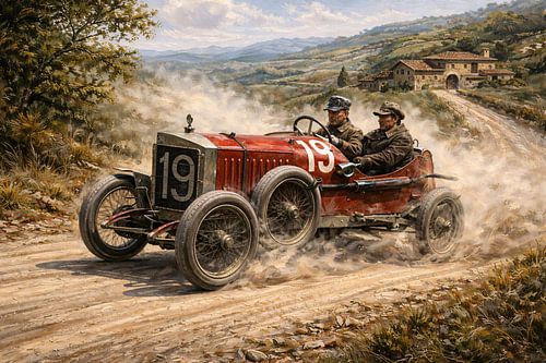 Targa Florio 1922: Hermann Rützler in de Steyr