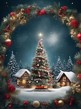 kerstboom van hisam colours