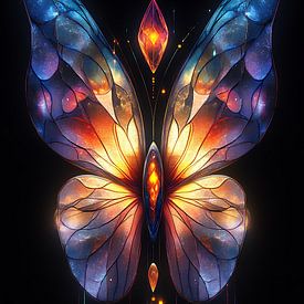 colourful symmetrical figure by Gelissen Artworks