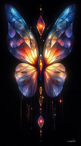 kleurig symmetrisch figuur