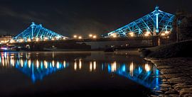 Das Blaue Wunder in Dresden von Karel Pops