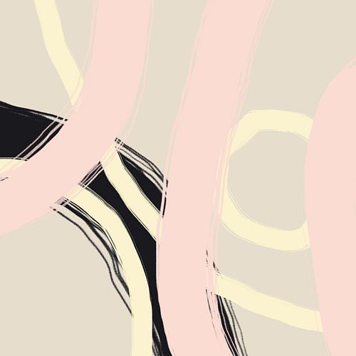 Moderne abstracte kunst - Lijnen en vormen 8