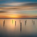  Sunset IJsselmeer by Piet Haaksma thumbnail