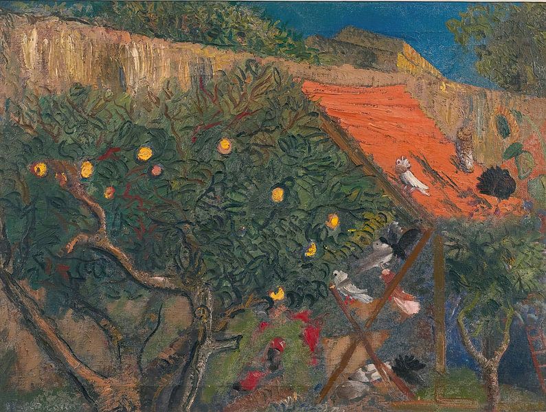 Boris Dmitrievitsj Grigorjev - In de tuin van Peter Balan