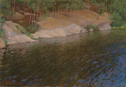 Rivieroever, 1897, Pekka Halonen