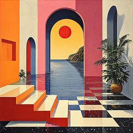 Interior design Surrealism Architecture Design Geometry by Niklas Maximilian