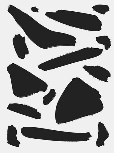 Bohemian illustratie in zwart-wit