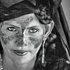 Niger, Sahara Desert. Tuareg woman. Portrait. by Frans Lemmens