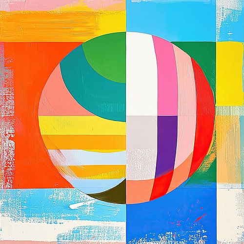 Abstracte Kleur Blokken