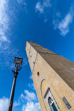 De historische vuurtoren de Brandaris op het waddeneiland Terschelling in het noorden van Nederland. van Tonko Oosterink