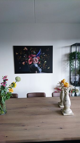 Customer photo: Royal Beauty FlowerArt by Fine Art Flower - Artist Sander van Laar, on canvas