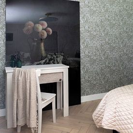 Kundenfoto: Stilleben mit Blumen von Carolien van Schie, auf alu-dibond