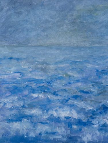 Baltic Sea in morning mist