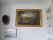 Kundenfoto: VOC Seeschlacht Gemälde: Cornelis Tromp auf dem Schiff 'Goldener Löwe'
