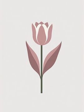 Mauve Tulpe Eleganz von Giandra Safaraz