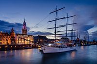 Driemaster de Stedemeaght am Kai in Kampen