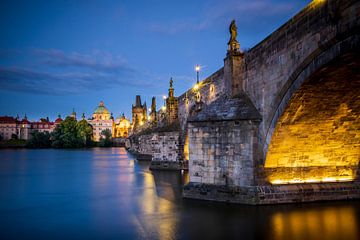 Charles Bridge in Prague by Antwan Janssen