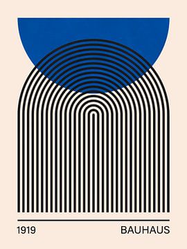 Bauhaus poster 7 van Vitor Costa